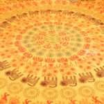 Hand stitched Rajasthani Kantha Bed Cover with Traditional Indian Embroidery – Handmade Cotton Bedspread, King Size 90 × 108 Inches - Image 3