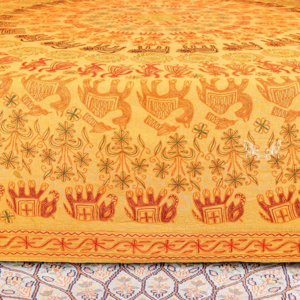 kantha bed cover