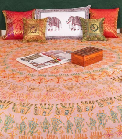 kantha bed cover