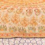 Hand stitched Rajasthani Kantha Bed Cover with Traditional Indian Embroidery – Handmade Cotton Bedspread, King Size 90 × 108 Inches - Image 2