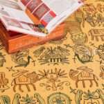 Hand stitched Rajasthani Kantha Bed Cover with Traditional Indian Embroidery – Handmade Cotton Bedspread, King Size 90 × 108 Inches - Image 6