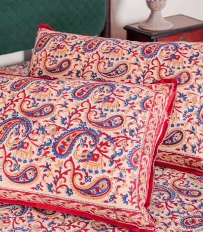 Block Printed Double Bedsheet