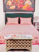 Bagru Print Double Bedsheet