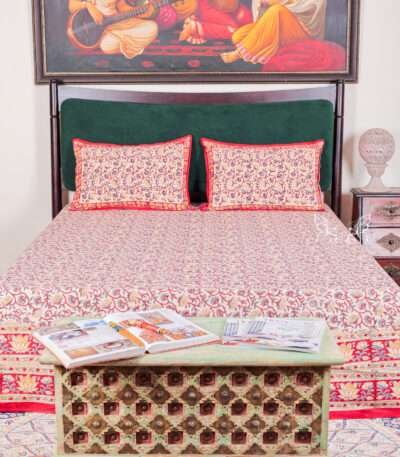 Bagru Print Double Bedsheet