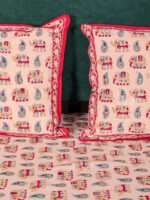 Block Printed Double Bedsheet