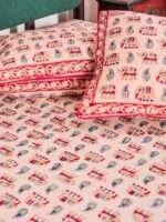 Block Printed Double Bedsheet