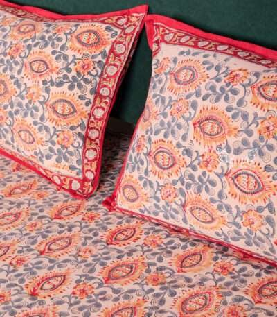 Bagru Print Double Bedsheet