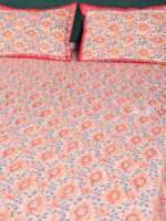 Authentic Beige Hand Block Bagru Print Double Bedsheet | Natural Vegetable Dye | Cotton | 90 x 108 Inches - Image 5