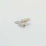Handcrafted 92.5 Sterling Silver eagle Brooch with Golden Topaz & Zircon Accents - Image 4