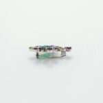 Handcrafted 92.5 Sterling Silver Floral Cluster Brooch with Multi-Color Natural Gemstones - Image 4