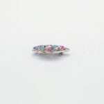 Handcrafted 92.5 Sterling Silver Floral Medallion Brooch with Ruby, Emerald, Sapphire & Diamonds - Image 4