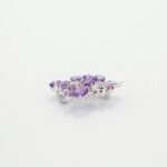 Handcrafted 92.5 Sterling Silver Amethyst "Tree of Life" Brooch with Natural Gemstone Clusters - Image 5
