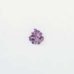 Handcrafted 92.5 Sterling Silver Floral Brooch with Amethyst & Natural Ruby Accents - Image 4