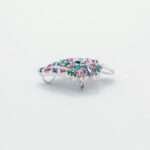 Heritage 92.5 Sterling Silver "Tree of Life" Brooch with Emerald, Ruby, Sapphire & Diamonds - Image 5