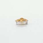 Handcrafted 92.5 Sterling Silver Sunburst Brooch with Natural Golden Topaz Clusters - Image 5