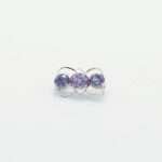 Handcrafted 92.5 Sterling Silver Floral Brooch with Rare Alexandrite Gemstones - Image 5