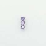 Handcrafted 92.5 Sterling Silver Floral Brooch with Rare Alexandrite Gemstones - Image 4
