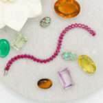Ruby Silver Bracelet