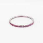 Ruby Silver Bracelet