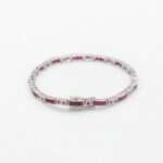 Ruby Silver Bracelet