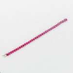 Ruby Silver Bracelet
