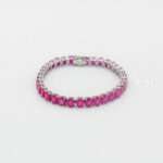 Ruby Silver Bracelet