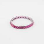 Ruby Silver Bracelet