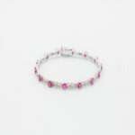 Ruby Silver Bracelet