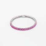 Ruby Silver Bracelet
