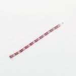 Ruby Silver Bracelet with Diamonds