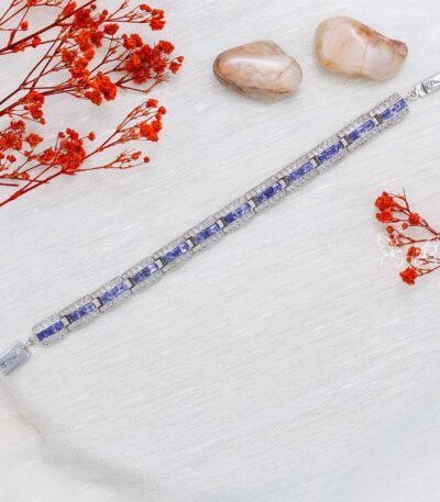 iolite Silver Bracelet