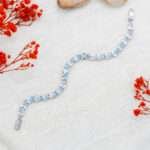 Aquamarine Silver bracelet