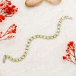 lemon topaz Silver Bracelet