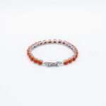 Coral Silver Bracelet