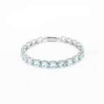 Aquamarine Silver bracelet