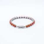 Sunstone Silver Bracelet
