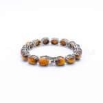 Tiger's Eye Silver Bracelet