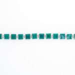 Natural Green Onyx Silver Bracelet in 92.5 Sterling Silver | Handmade Silver Jewelry - Image 4