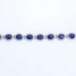 Handmade Blue Sun stone 92.5 Silver Bracelet - Image 3