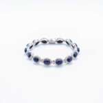 Blue Sunstone 92.5 Silver Bracelet