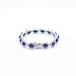 Blue Sunstone Silver Bracelet