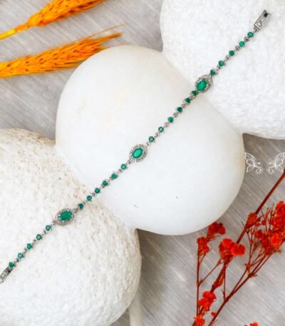Emerald & Diamond Bracelet