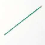 Pear-Cut Natural Emerald Bracelet