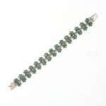 Emerald Flower Bracelet