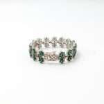 Emerald Flower Bracelet