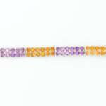 Amethyst Bracelet with citrine