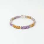 Amethyst Bracelet with citrine