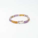 Amethyst Bracelet with citrine