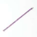 Silver Amethyst Bracelet