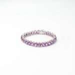 Silver Amethyst Bracelet